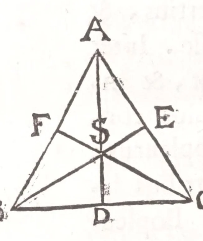 An illustration from Athanasij Kircheri e Societate Iesu Arithmologia, siue, De abditis numerorum mysterijs : qua origo, antiquitas & fabrica numerorum exponitur : abditae eorundem proprietates demonstrantur : fontes superstitionum in amuletorum fabrica aperiuntur : denique post cabalistarum, Arabum, gnosticorum, aliorumque magicas impietates detectas, vera & licita numerorum mystica significatio ostenditur, 1665, leaf 324