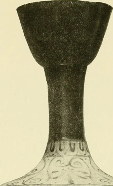 An illustration from Athenian lekythoi : with outline drawing in matt color on a white ground : appendix: additional lekythoi with outline drawing in glaze varnish on a white ground, 1914, leaf 360