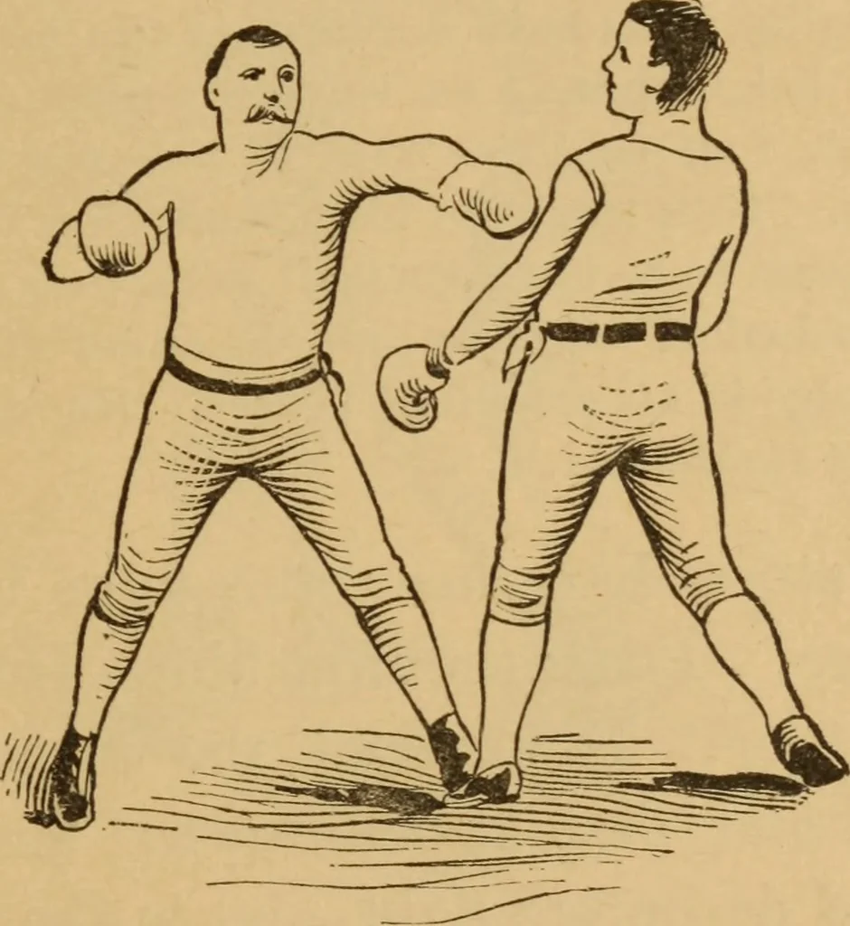 An illustration from Athletics and manly sport, 1890, leaf 80
