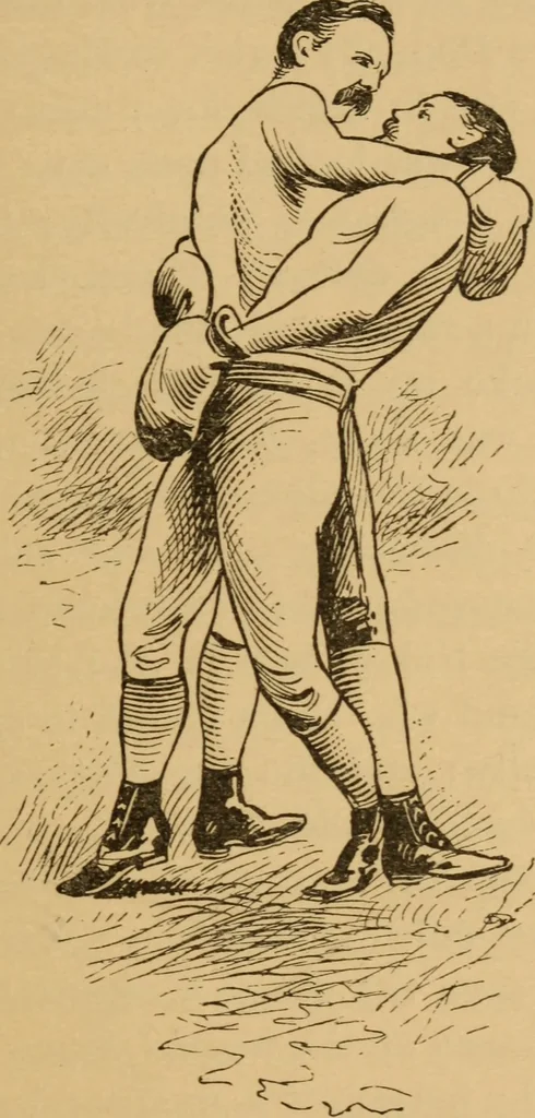 An illustration from Athletics and manly sport, 1890, leaf 82
