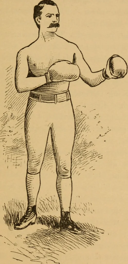 An illustration from Athletics and manly sport, 1890, leaf 92