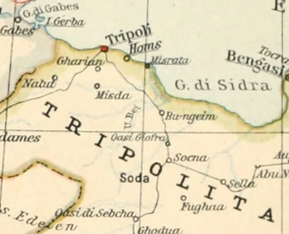 An illustration from Atlante geografico metodico in 65 tavole, 1910, leaf 103