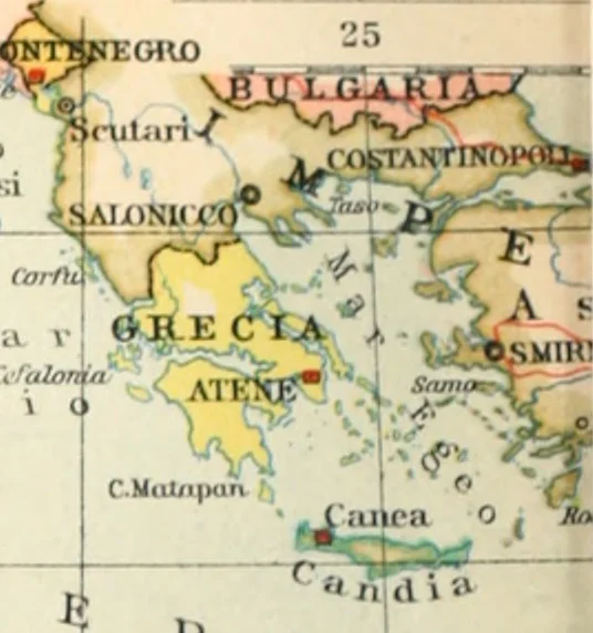 An illustration from Atlante geografico metodico in 65 tavole, 1910, leaf 103