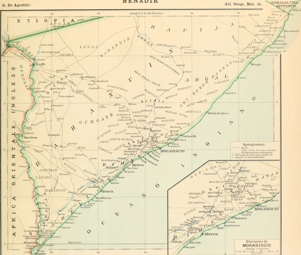 An illustration from Atlante geografico metodico in 65 tavole, 1910, leaf 112