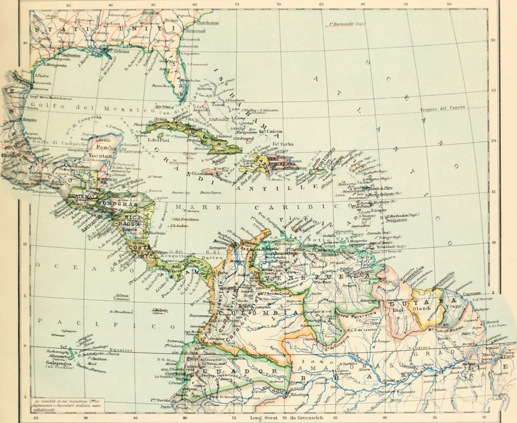 An illustration from Atlante geografico metodico in 65 tavole, 1910, leaf 118