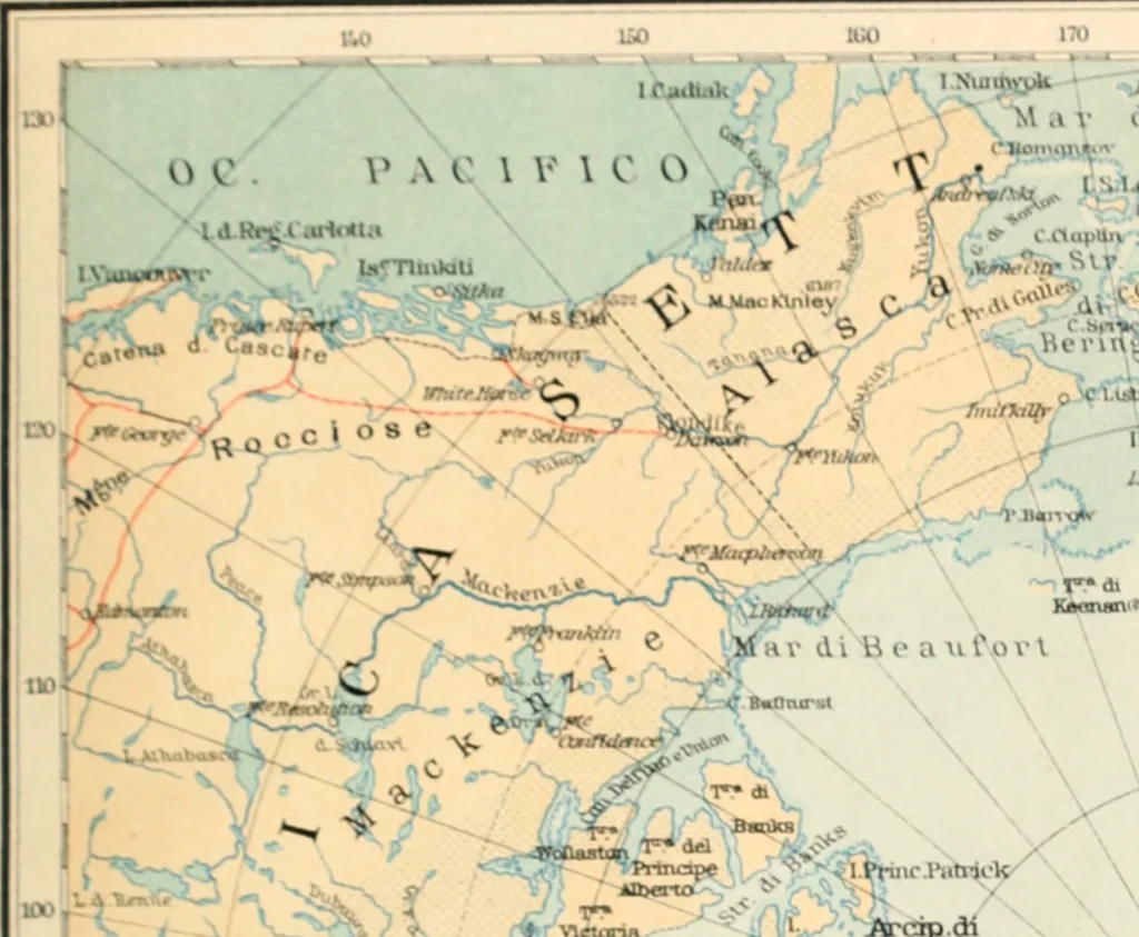 An illustration from Atlante geografico metodico in 65 tavole, 1910, leaf 130