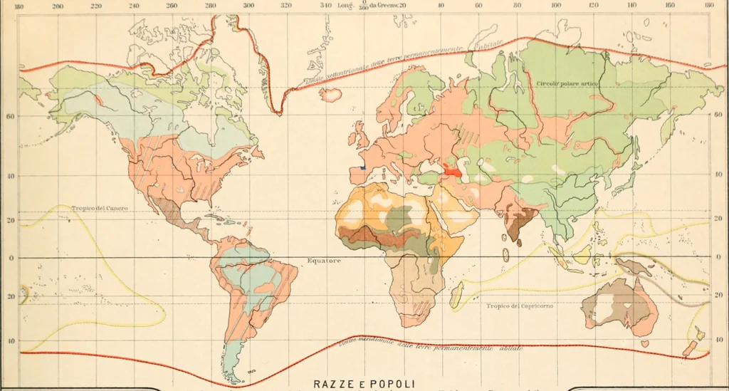An illustration from Atlante geografico metodico in 65 tavole, 1910, leaf 20