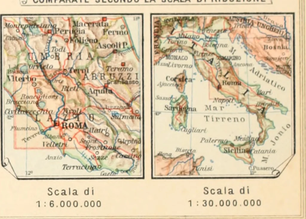 An illustration from Atlante geografico metodico in 65 tavole, 1910, leaf 4