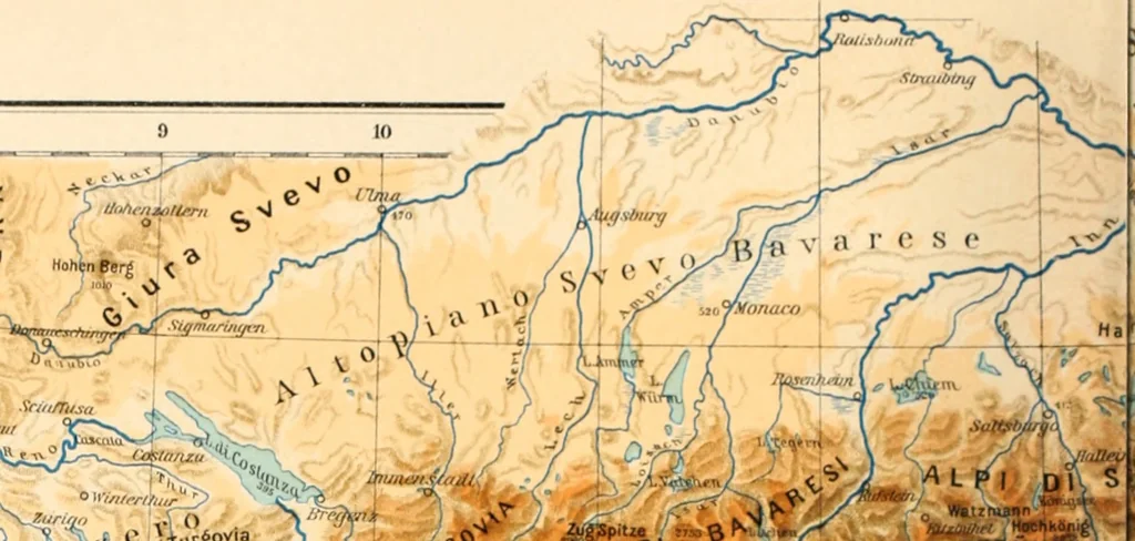 An illustration from Atlante geografico metodico in 65 tavole, 1910, leaf 41