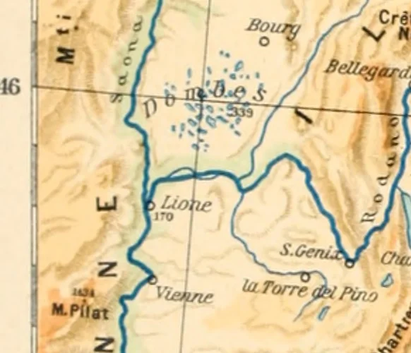 An illustration from Atlante geografico metodico in 65 tavole, 1910, leaf 41