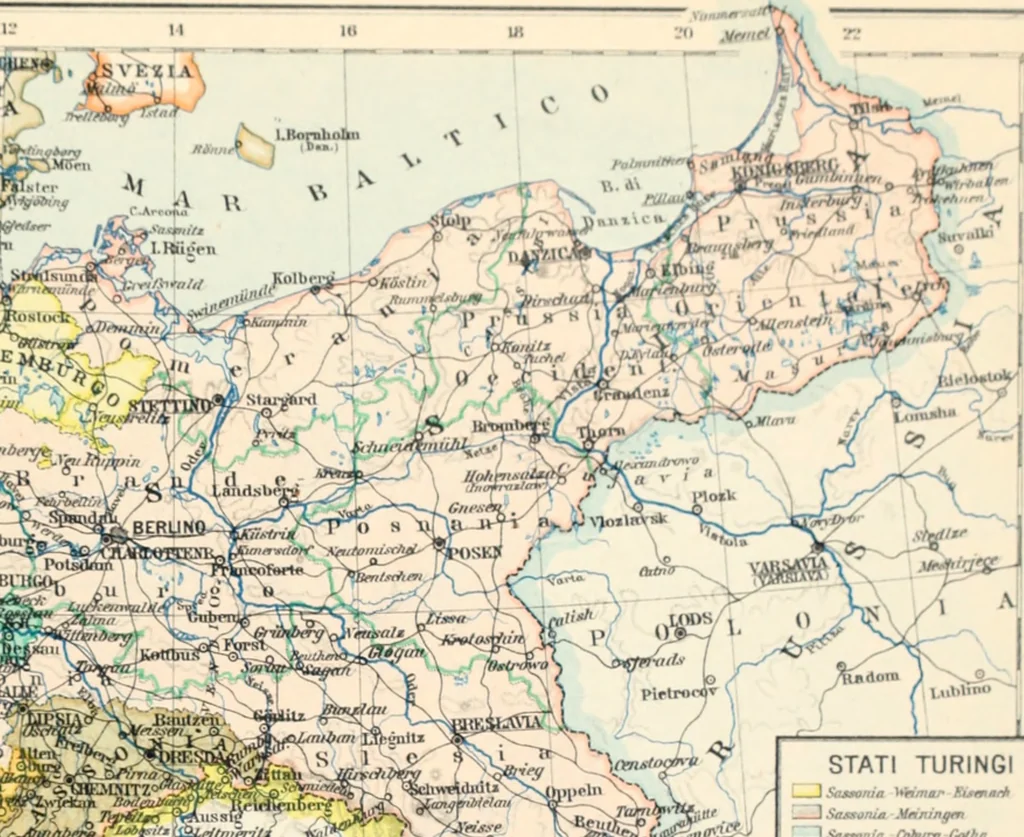 An illustration from Atlante geografico metodico in 65 tavole, 1910, leaf 72