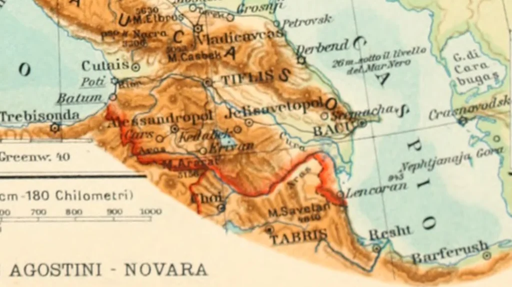 An illustration from Atlante geografico metodico in 65 tavole, 1910, leaf 78