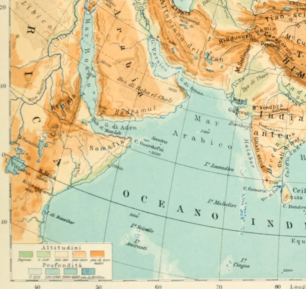 An illustration from Atlante geografico metodico in 65 tavole, 1910, leaf 88