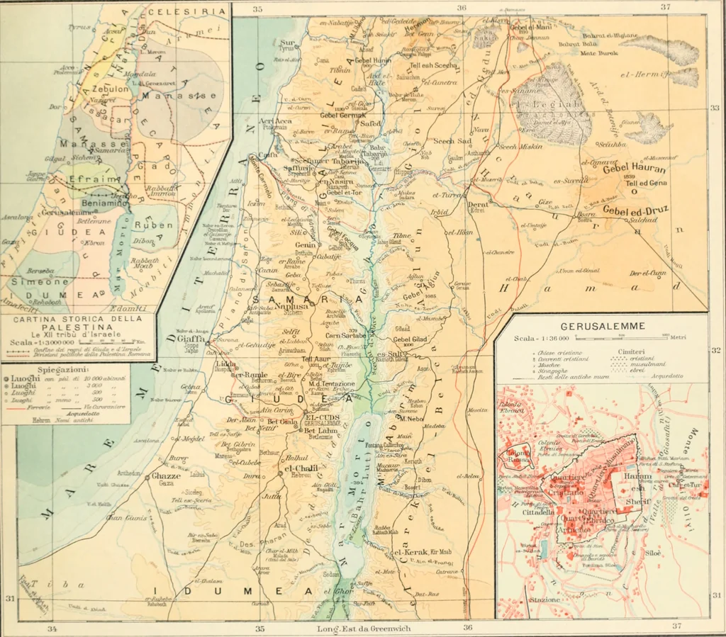 An illustration from Atlante geografico metodico in 65 tavole, 1910, leaf 92