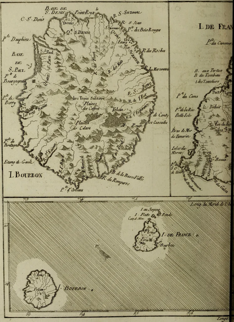 An illustration from Atlas de toutes les parties connues du globe terrestre : dressé pour l'Histoire philosophique et politique des établissemens et du commerce des Européens dans les deux Indes, 1780, leaf 113
