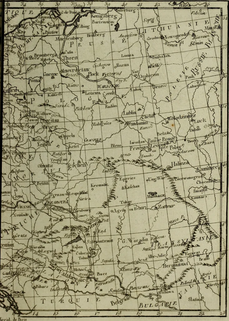 An illustration from Atlas de toutes les parties connues du globe terrestre : dressé pour l'Histoire philosophique et politique des établissemens et du commerce des Européens dans les deux Indes, 1780, leaf 122