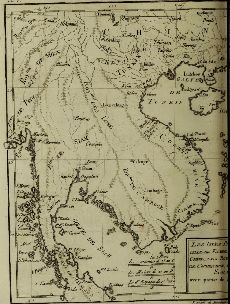 An illustration from Atlas de toutes les parties connues du globe terrestre : dressé pour l'Histoire philosophique et politique des établissemens et du commerce des Européens dans les deux Indes, 1780, leaf 125