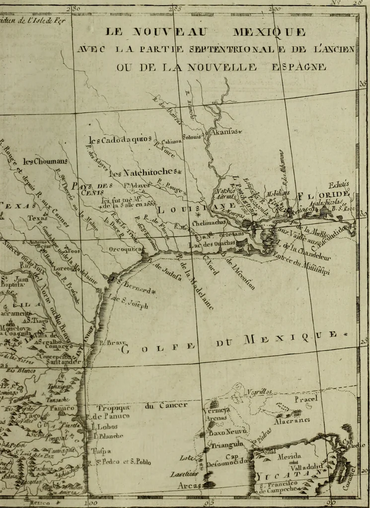 An illustration from Atlas de toutes les parties connues du globe terrestre : dressé pour l'Histoire philosophique et politique des établissemens et du commerce des Européens dans les deux Indes, 1780, leaf 146