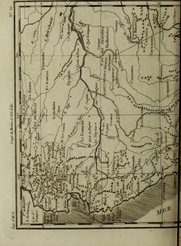 An illustration from Atlas de toutes les parties connues du globe terrestre : dressé pour l'Histoire philosophique et politique des établissemens et du commerce des Européens dans les deux Indes, 1780, leaf 153