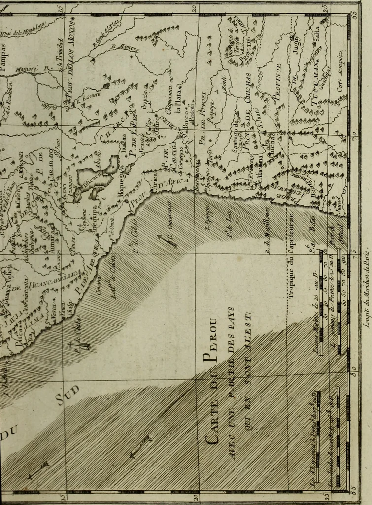 An illustration from Atlas de toutes les parties connues du globe terrestre : dressé pour l'Histoire philosophique et politique des établissemens et du commerce des Européens dans les deux Indes, 1780, leaf 154