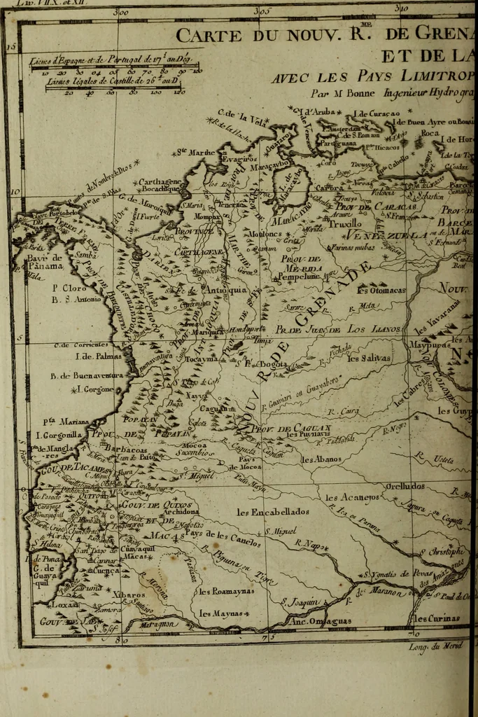 An illustration from Atlas de toutes les parties connues du globe terrestre : dressé pour l'Histoire philosophique et politique des établissemens et du commerce des Européens dans les deux Indes, 1780, leaf 157