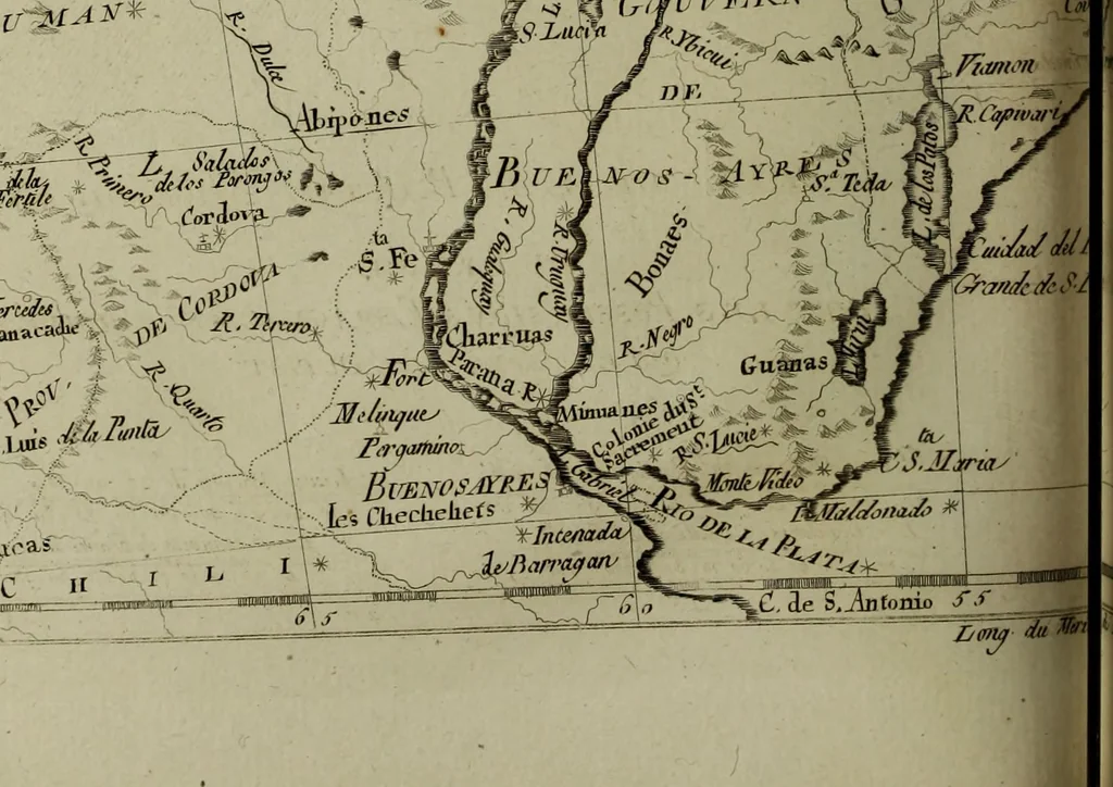 An illustration from Atlas de toutes les parties connues du globe terrestre : dressé pour l'Histoire philosophique et politique des établissemens et du commerce des Européens dans les deux Indes, 1780, leaf 169
