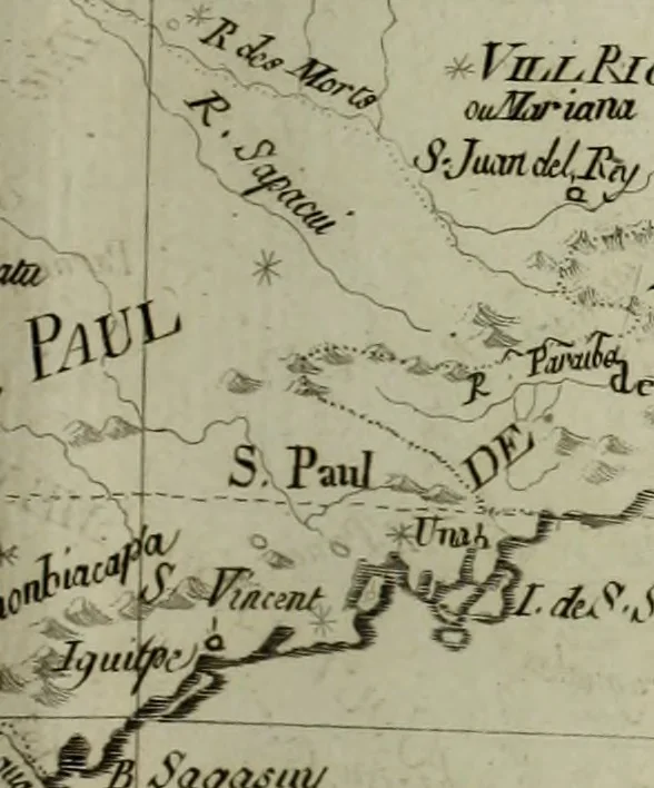 An illustration from Atlas de toutes les parties connues du globe terrestre : dressé pour l'Histoire philosophique et politique des établissemens et du commerce des Européens dans les deux Indes, 1780, leaf 170