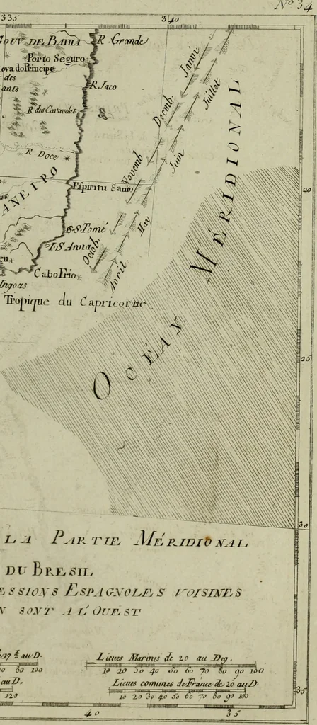 An illustration from Atlas de toutes les parties connues du globe terrestre : dressé pour l'Histoire philosophique et politique des établissemens et du commerce des Européens dans les deux Indes, 1780, leaf 170