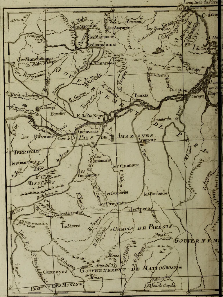 An illustration from Atlas de toutes les parties connues du globe terrestre : dressé pour l'Histoire philosophique et politique des établissemens et du commerce des Européens dans les deux Indes, 1780, leaf 173