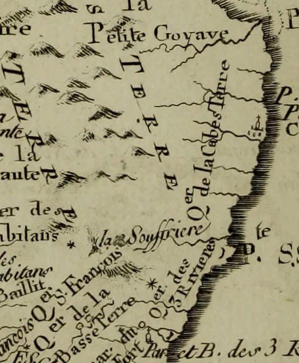 An illustration from Atlas de toutes les parties connues du globe terrestre : dressé pour l'Histoire philosophique et politique des établissemens et du commerce des Européens dans les deux Indes, 1780, leaf 193
