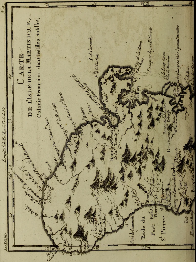 An illustration from Atlas de toutes les parties connues du globe terrestre : dressé pour l'Histoire philosophique et politique des établissemens et du commerce des Européens dans les deux Indes, 1780, leaf 197