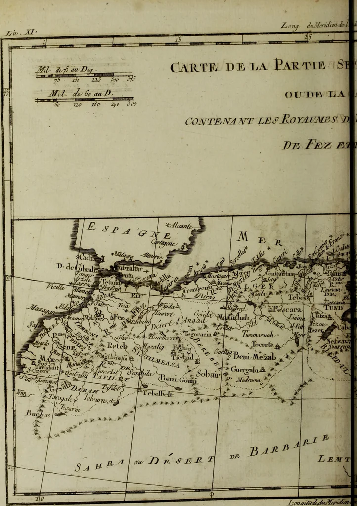 An illustration from Atlas de toutes les parties connues du globe terrestre : dressé pour l'Histoire philosophique et politique des établissemens et du commerce des Européens dans les deux Indes, 1780, leaf 201