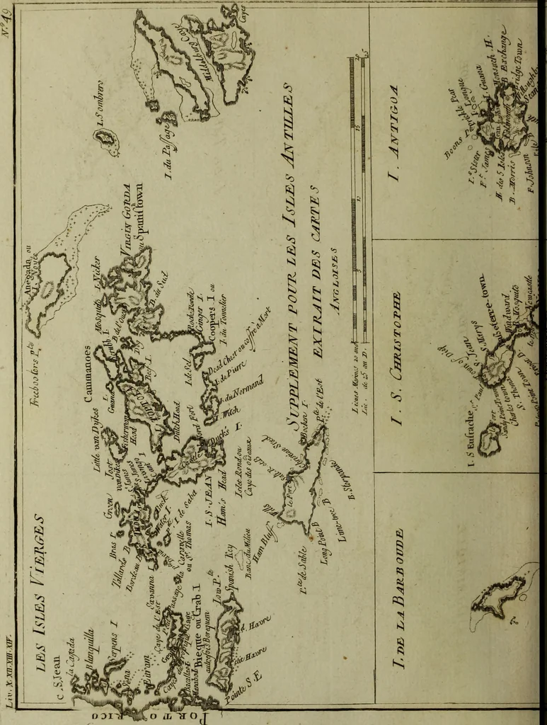 An illustration from Atlas de toutes les parties connues du globe terrestre : dressé pour l'Histoire philosophique et politique des établissemens et du commerce des Européens dans les deux Indes, 1780, leaf 229