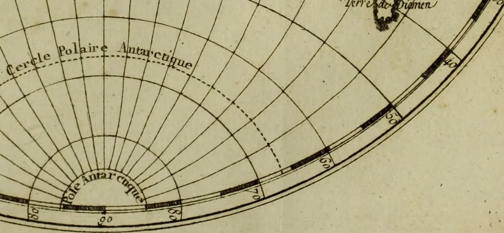An illustration from Atlas de toutes les parties connues du globe terrestre : dressé pour l'Histoire philosophique et politique des établissemens et du commerce des Européens dans les deux Indes, 1780, leaf 34