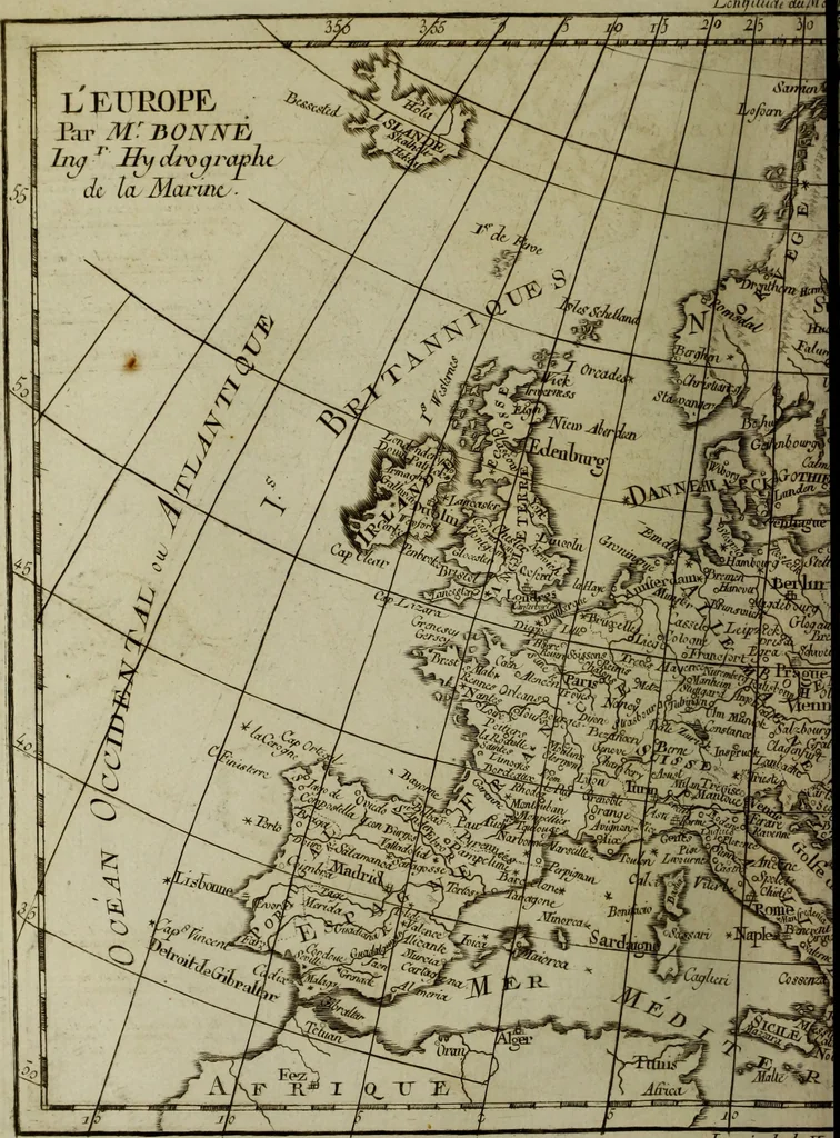 An illustration from Atlas de toutes les parties connues du globe terrestre : dressé pour l'Histoire philosophique et politique des établissemens et du commerce des Européens dans les deux Indes, 1780, leaf 41