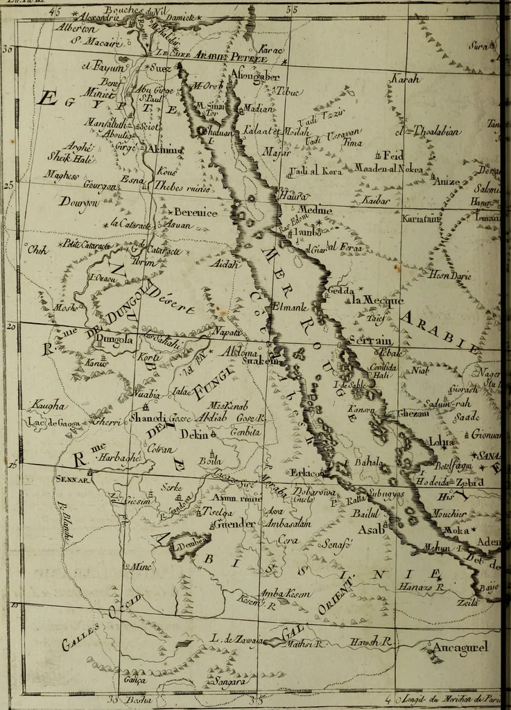 An illustration from Atlas de toutes les parties connues du globe terrestre : dressé pour l'Histoire philosophique et politique des établissemens et du commerce des Européens dans les deux Indes, 1780, leaf 85