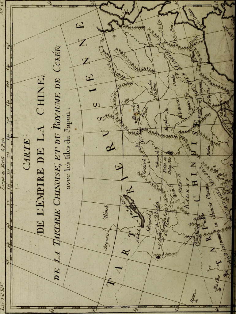 An illustration from Atlas de toutes les parties connues du globe terrestre : dressé pour l'Histoire philosophique et politique des établissemens et du commerce des Européens dans les deux Indes, 1780, leaf 93