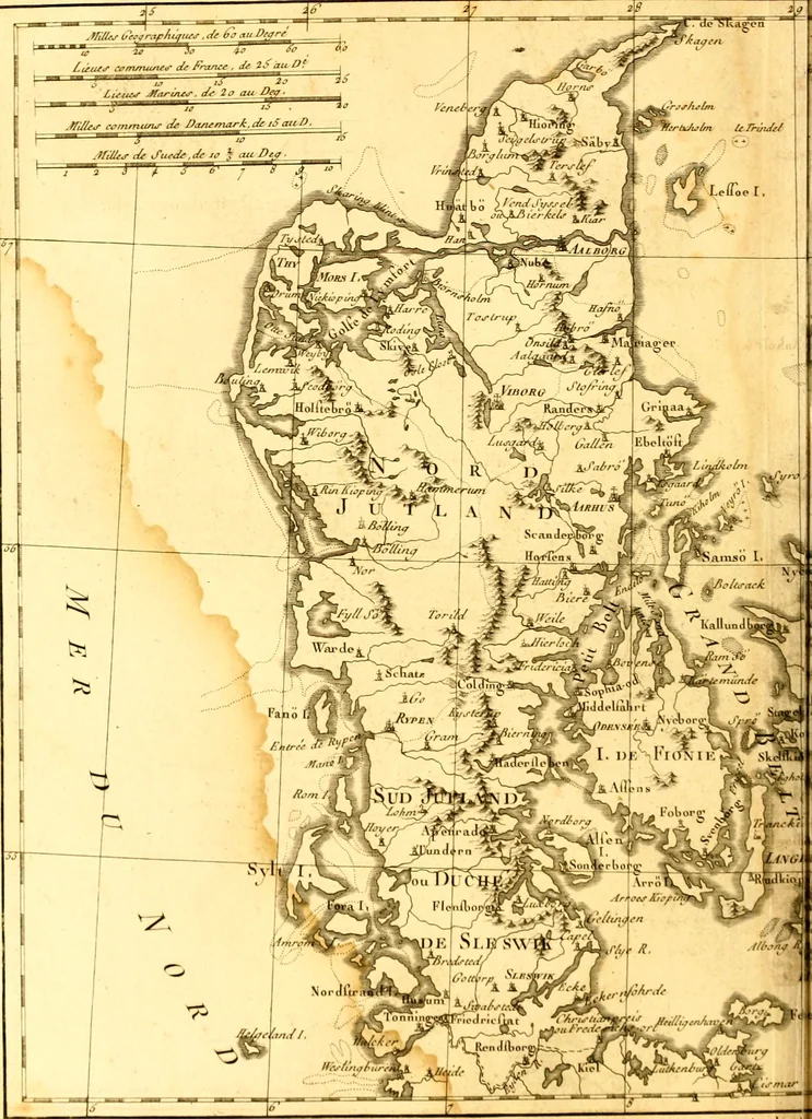 An illustration from Atlas encyclopédique : contenant la géographie ancienne, et quelques cartes sur la géographie du moyen âge, la géographie moderne, et les cartes relatives à la géographie physique, 1787, leaf 119