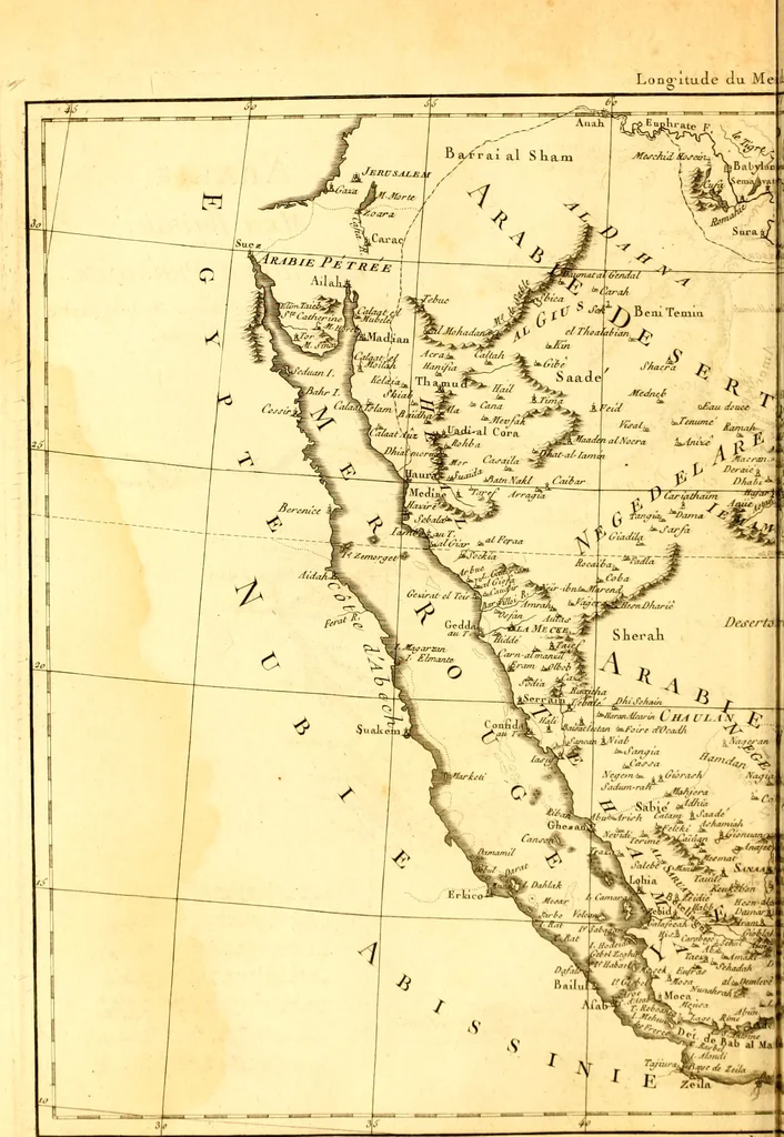 An illustration from Atlas encyclopédique : contenant la géographie ancienne, et quelques cartes sur la géographie du moyen âge, la géographie moderne, et les cartes relatives à la géographie physique, 1787, leaf 147