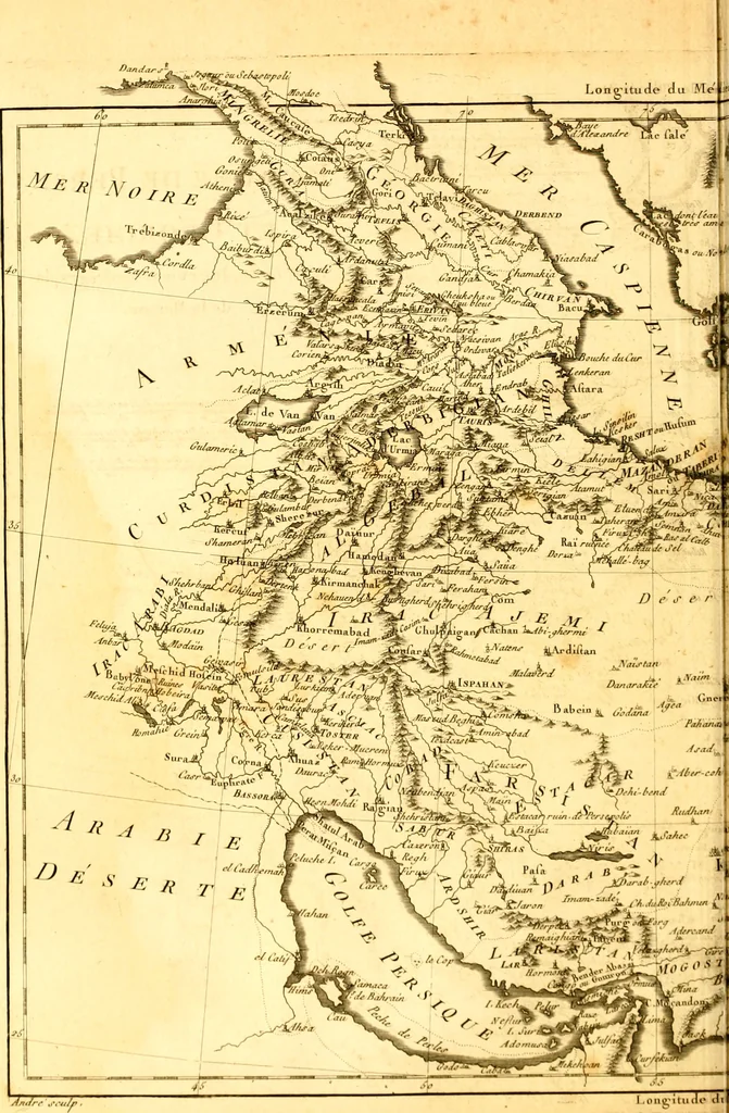 An illustration from Atlas encyclopédique : contenant la géographie ancienne, et quelques cartes sur la géographie du moyen âge, la géographie moderne, et les cartes relatives à la géographie physique, 1787, leaf 151