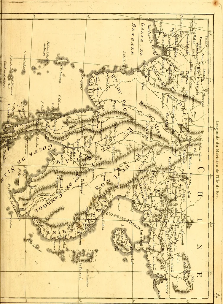 An illustration from Atlas encyclopédique : contenant la géographie ancienne, et quelques cartes sur la géographie du moyen âge, la géographie moderne, et les cartes relatives à la géographie physique, 1787, leaf 164