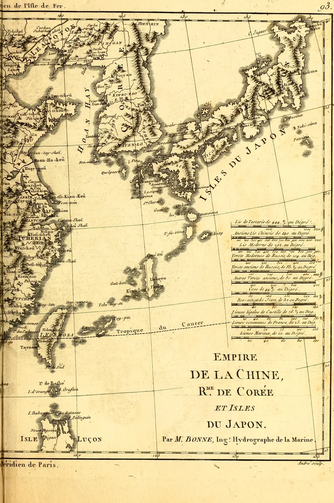 An illustration from Atlas encyclopédique : contenant la géographie ancienne, et quelques cartes sur la géographie du moyen âge, la géographie moderne, et les cartes relatives à la géographie physique, 1787, leaf 180