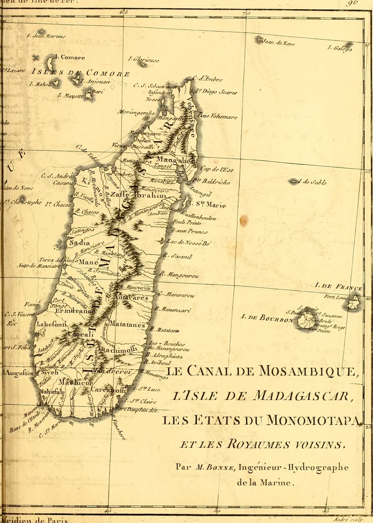 An illustration from Atlas encyclopédique : contenant la géographie ancienne, et quelques cartes sur la géographie du moyen âge, la géographie moderne, et les cartes relatives à la géographie physique, 1787, leaf 192