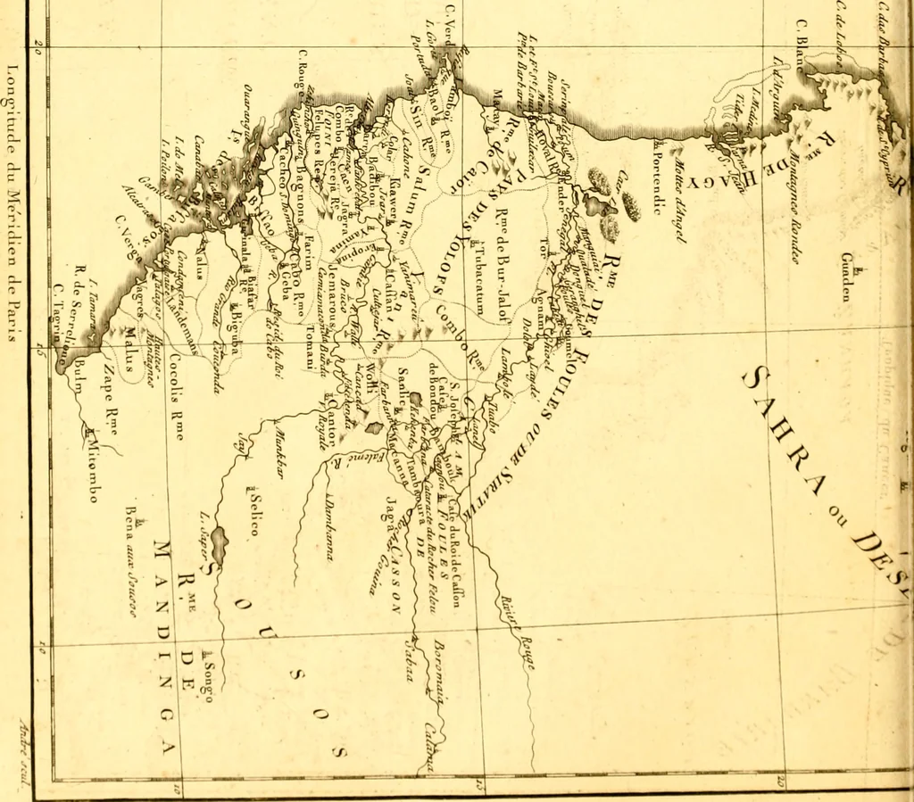 An illustration from Atlas encyclopédique : contenant la géographie ancienne, et quelques cartes sur la géographie du moyen âge, la géographie moderne, et les cartes relatives à la géographie physique, 1787, leaf 207
