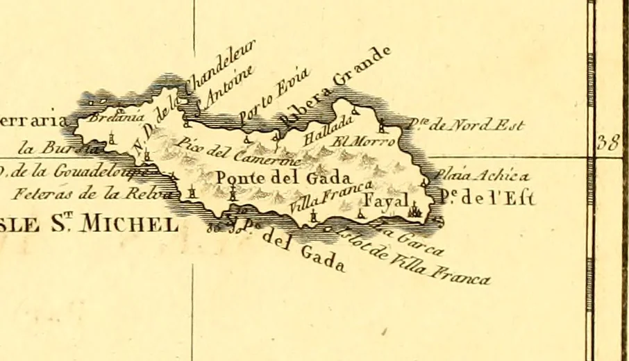 An illustration from Atlas encyclopédique : contenant la géographie ancienne, et quelques cartes sur la géographie du moyen âge, la géographie moderne, et les cartes relatives à la géographie physique, 1787, leaf 224