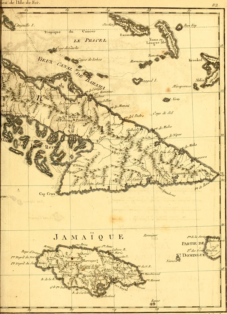 An illustration from Atlas encyclopédique : contenant la géographie ancienne, et quelques cartes sur la géographie du moyen âge, la géographie moderne, et les cartes relatives à la géographie physique, 1787, leaf 260