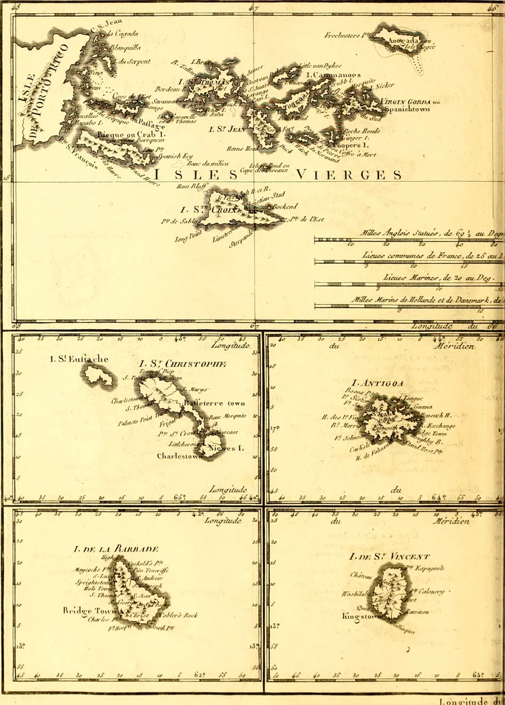 An illustration from Atlas encyclopédique : contenant la géographie ancienne, et quelques cartes sur la géographie du moyen âge, la géographie moderne, et les cartes relatives à la géographie physique, 1787, leaf 263