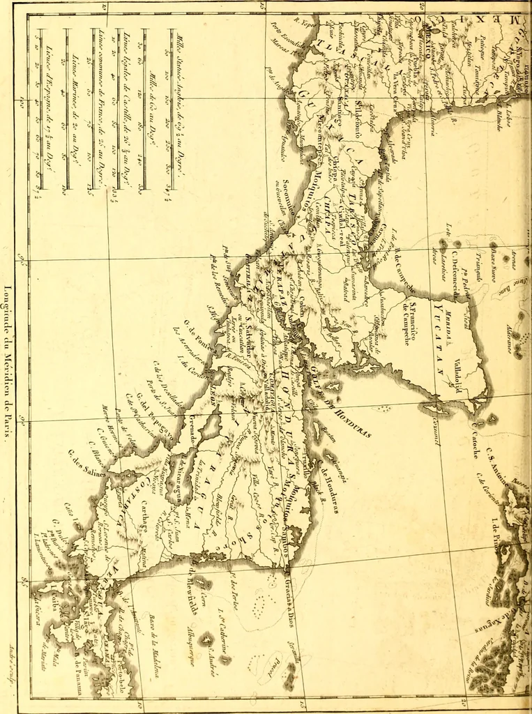 An illustration from Atlas encyclopédique : contenant la géographie ancienne, et quelques cartes sur la géographie du moyen âge, la géographie moderne, et les cartes relatives à la géographie physique, 1787, leaf 267