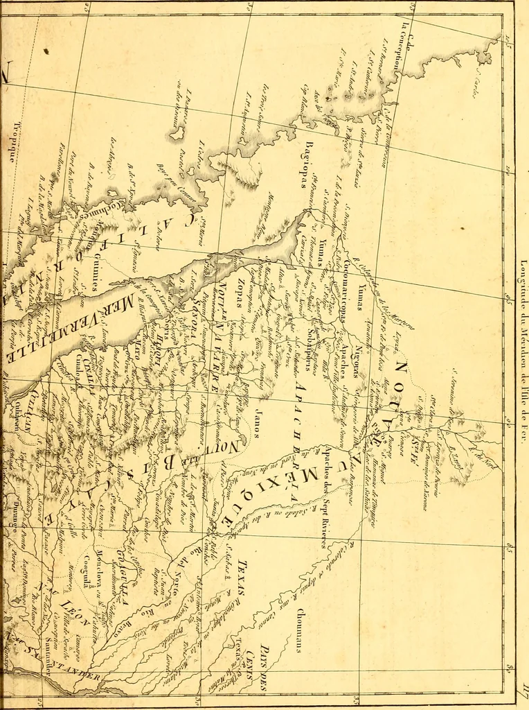 An illustration from Atlas encyclopédique : contenant la géographie ancienne, et quelques cartes sur la géographie du moyen âge, la géographie moderne, et les cartes relatives à la géographie physique, 1787, leaf 272