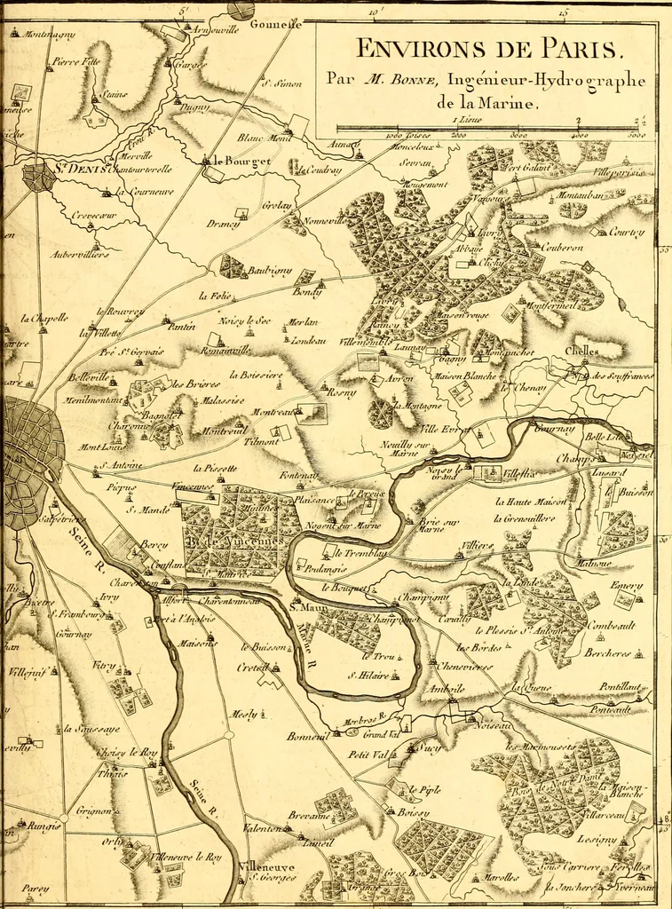An illustration from Atlas encyclopédique : contenant la géographie ancienne, et quelques cartes sur la géographie du moyen âge, la géographie moderne, et les cartes relatives à la géographie physique, 1787, leaf 292